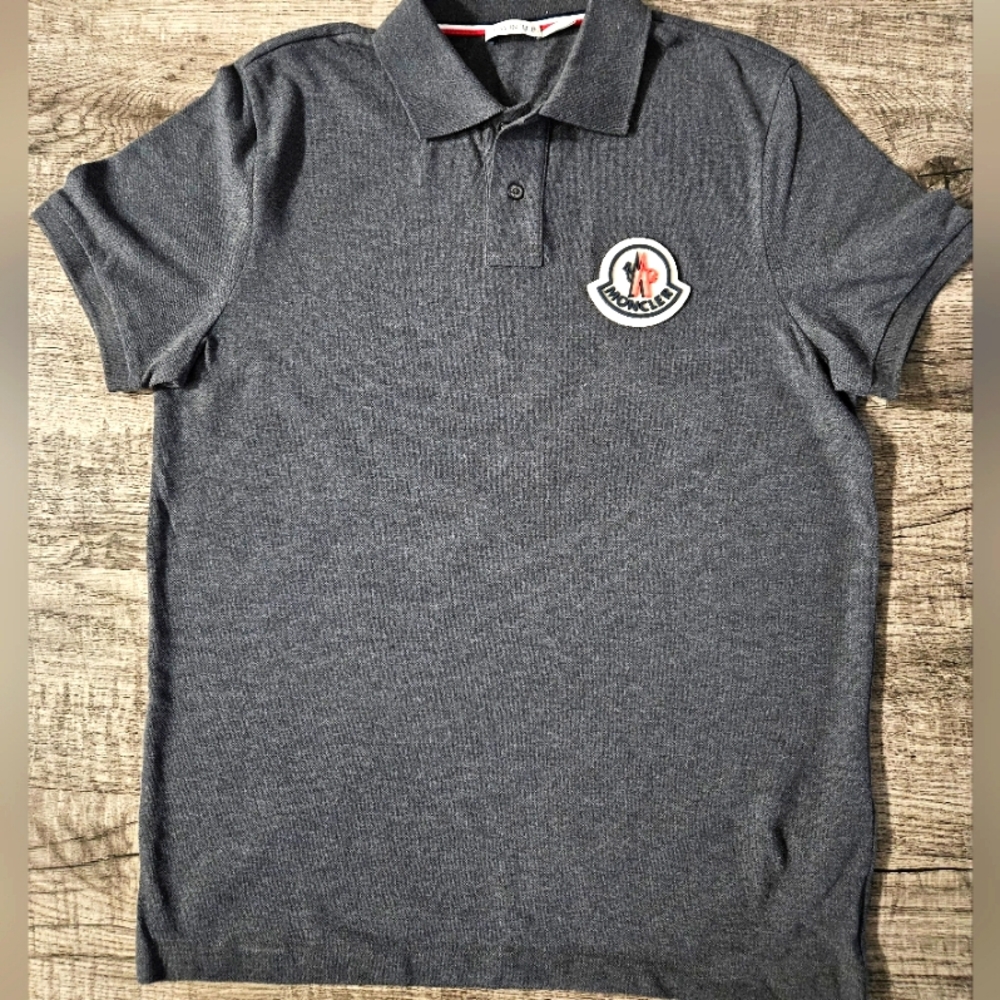 ** SOLD**   Moncler Gray Polo Shirt for Men **SOLD**